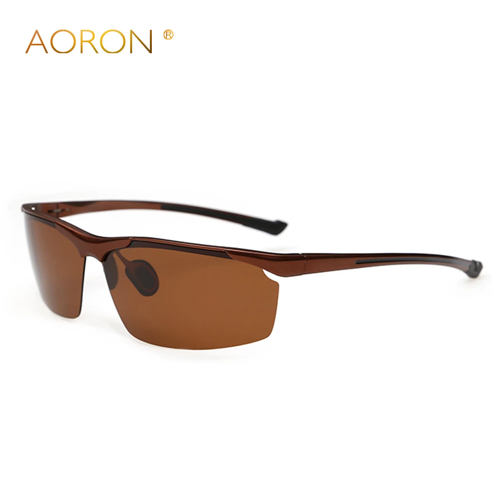 Aoron алюминиево магниевый мужские солнцезащитные очки поляризованные спортивные
