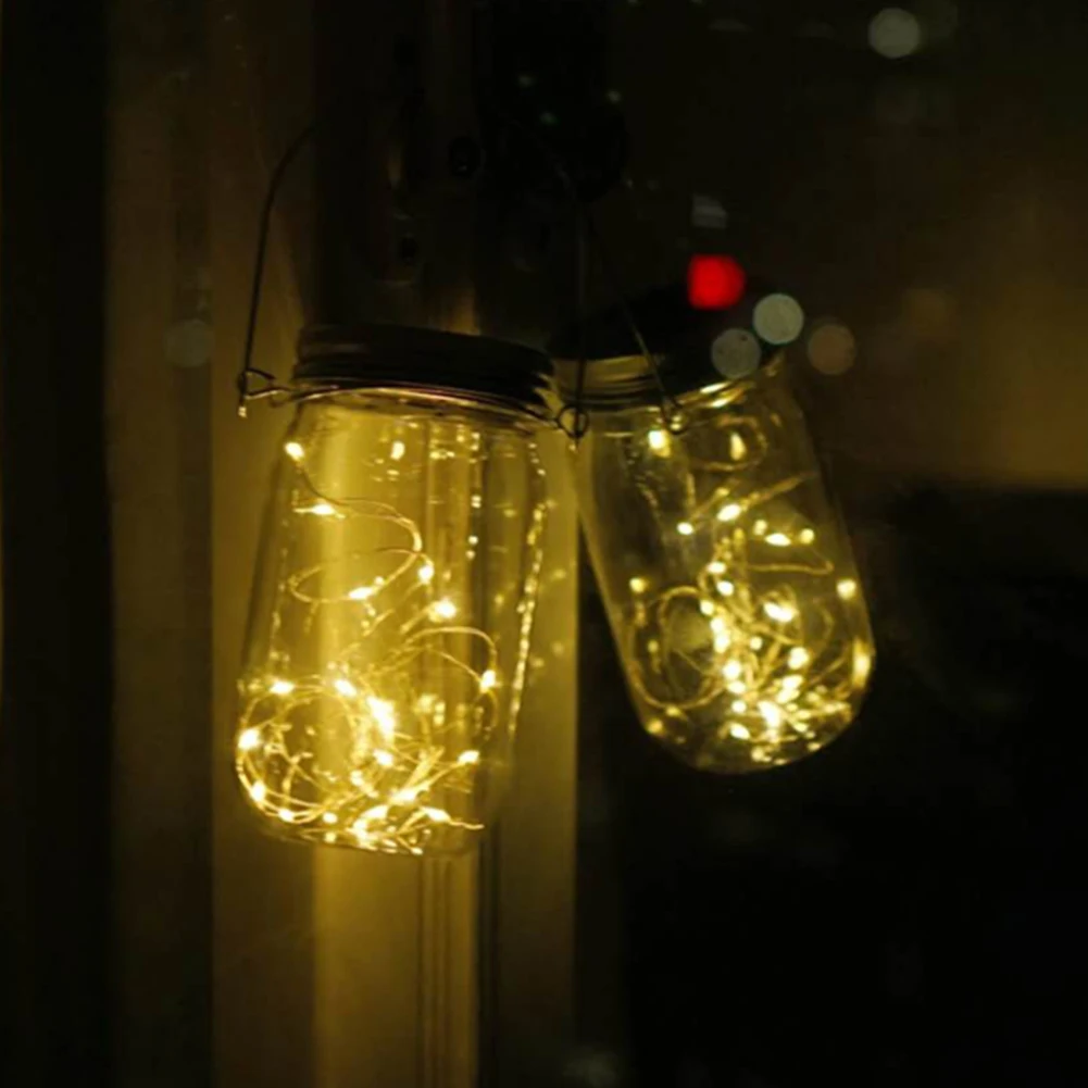 Гирлянсветильник светодиодная с питанием от солнечной батареи 1/2 м | Лампы и