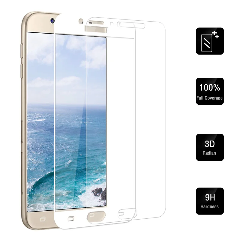 Для Samsung Galaxy J7 2017 ЕС Версия защитная пленка для экрана закаленное стекло Pro SM J730F