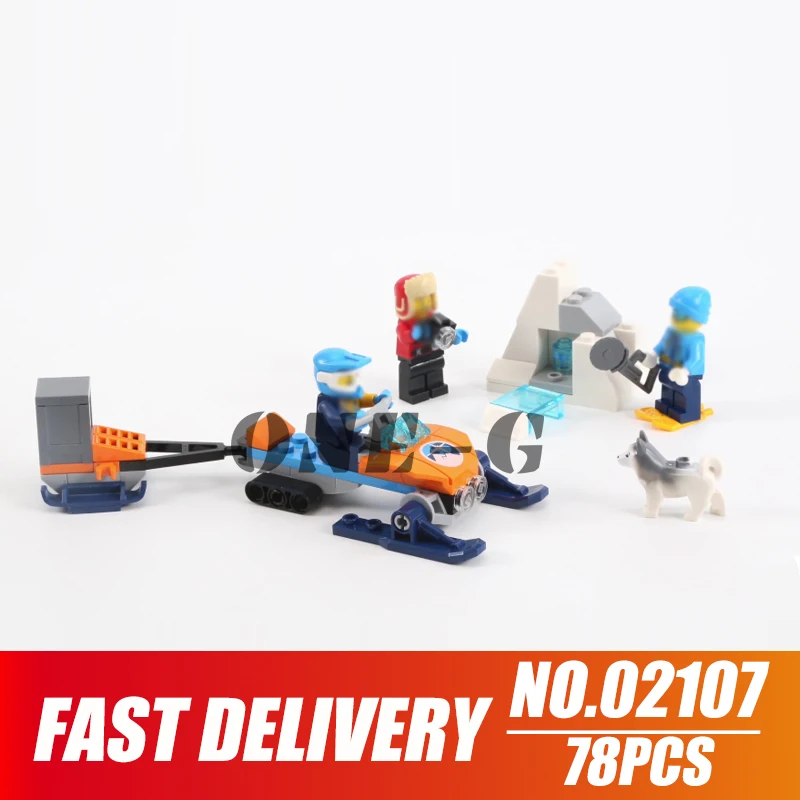 Строительные блоки команда по разведке 10992 88 шт. совместимые с LEGO City 60191 кирпичи