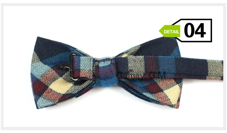 Formal Commercial Bowtie for Men's Wedding Party Male Skinny Plaid Bow ties Gravatas Slim Cravat Accessories
