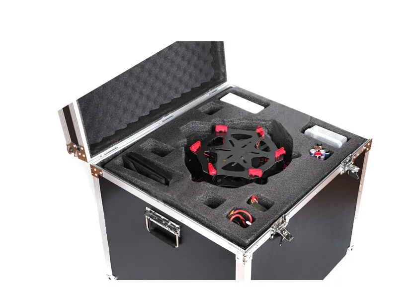 Полета чехол Алюминий костюм Чехол Коробка для DJI S900 DJI S1000 RC Дрон Квадрокоптер с дистанционным управлением(Алюминий+ АБС-пластик) на