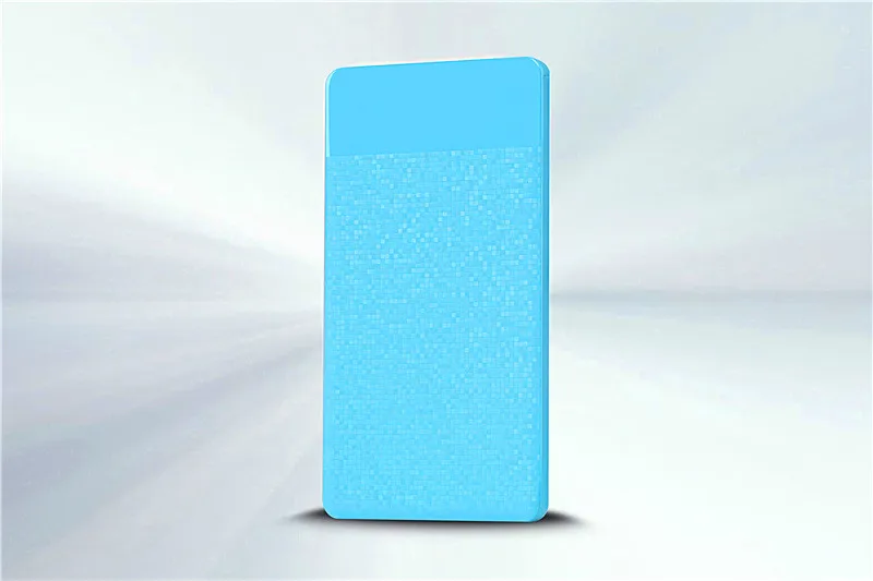 Ultra Slim 10000 мАч Мощность банка 15 мм 2.1A Выход Быстрый смартфонов Портативный внешний Батарея Зарядное устройство Мощность банка для samsung