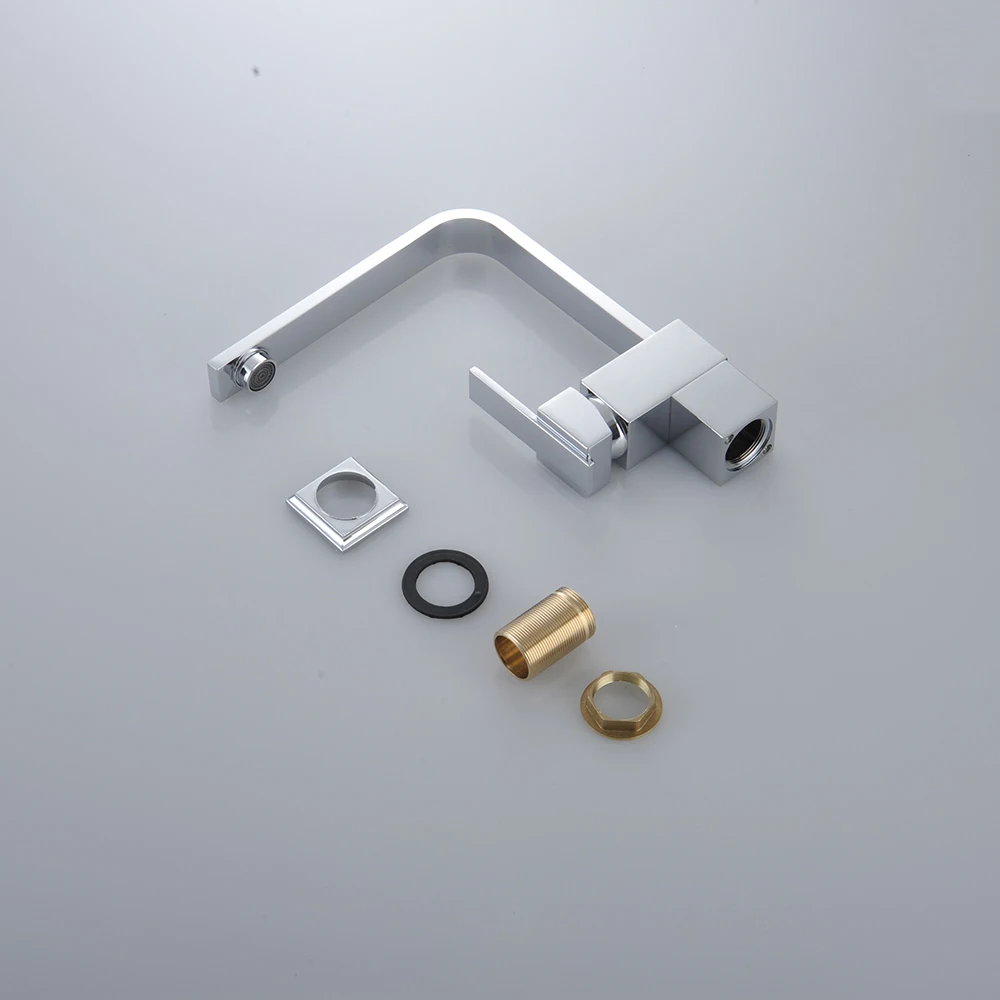 BAKALA Новый однорычажный кухонный красивый квадратный поворотный смеситель 180