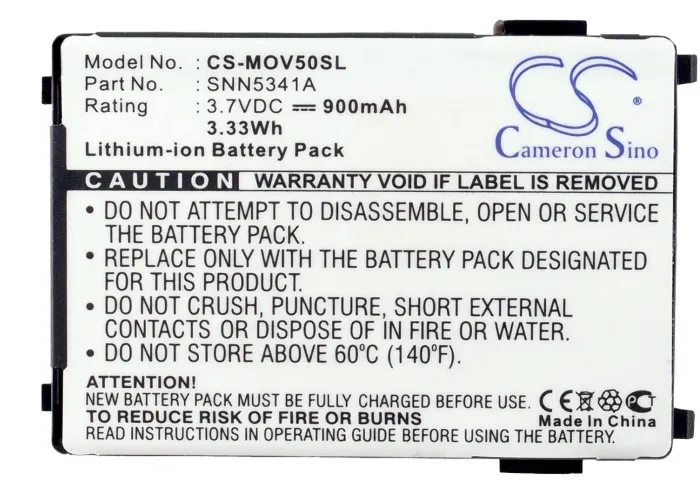 Cameron Sino 900 мАч аккумулятор SNN5341A для Motorola P7389 P7789 T189 V2188 V3688 V50 V8060 V8062 V8068 V8160 V8162 V8260