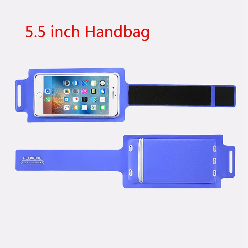 Handbag 5.5 inch FLOVEME 4," нарукавная повязка для iPhone 8 6 6s 7 Спорт нарукавный чехол для телефона 5,5" дюймов бег фитнес повязку для iPhone 8 7 6 6s плюс сумка - Цвет: Handbag 5.5 inch