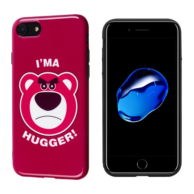 Роскошный фирменный глянцевый мягкий силиконовый чехол для iPhone 7 8 Plus X XS Max XR 6 6S