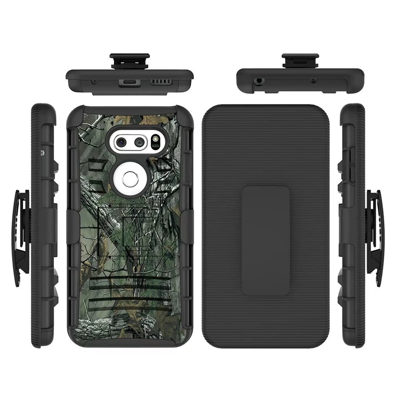 Чехол для LG V30 6 0 &quotHybrid Heavy Duty 3 в 1 военный Камуфляжный жесткий противоударный