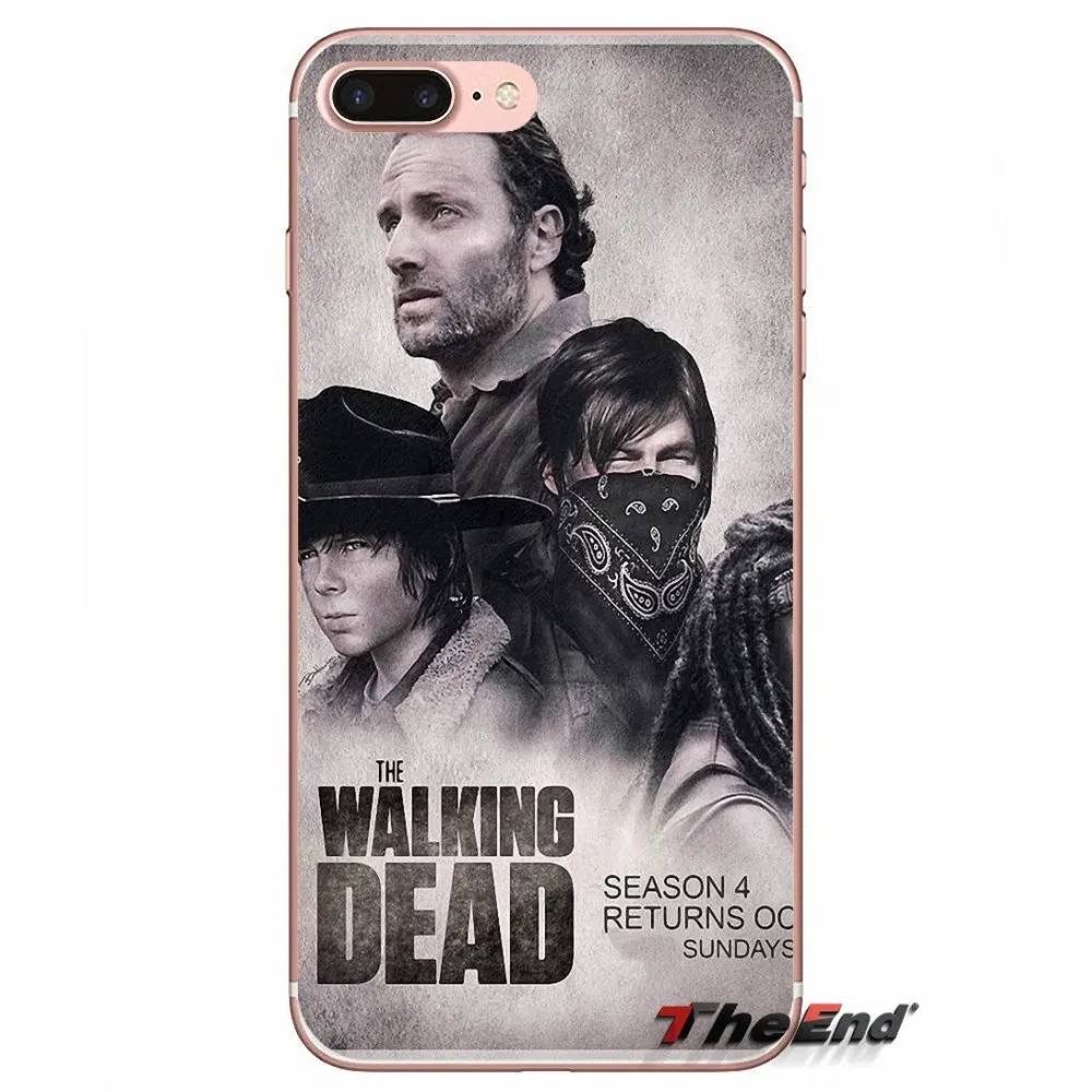 Для Samsung Galaxy J1 J2 J3 J5 J7 A3 A5 A7 2015 2016 2017 J530 J730 Fundas Coque Awesome The Walking Dead game TPU мягкий чехол |
