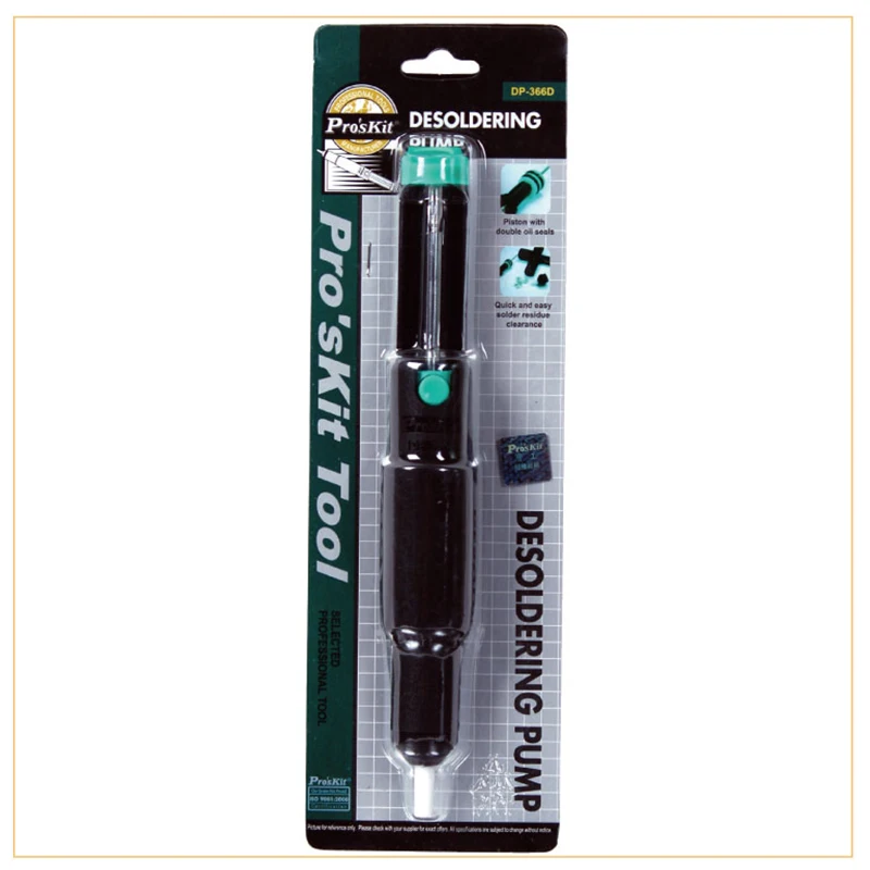 

Pro'sKit Welding Equipment DP-366D Anti-static Solder Sucker Desoldering Pump Tool