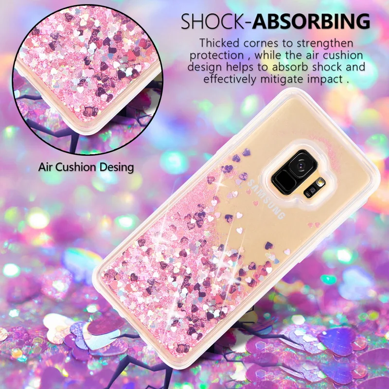 NOWAL с изображениями искрящихся влажным блеском чехол сияющими блестками для samsung