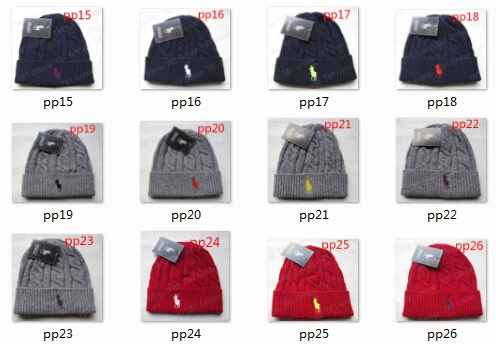 gift NEW!hot!!polo Beanies knitted hat 58CM to 65CM autumn winter caps for mens or womens outdoor cap /1000 color | Аксессуары для