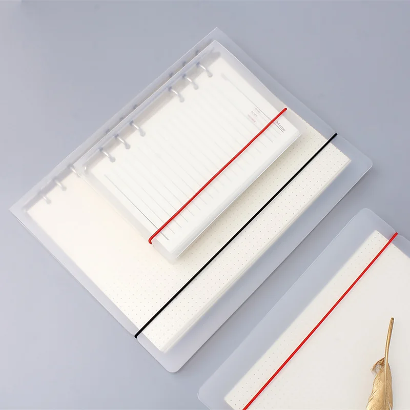 А5 планировщик свободный лист матовый прозрачный PP оболочка А4 binder А6 портативный