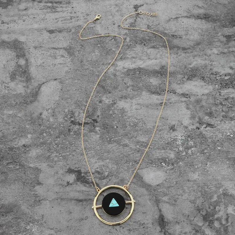 

TOUCHEART Designar Custom Gold Necklace Jewelry Single Chain Necklace With Natural Stone Pendant For Women Necklaces SNE170019
