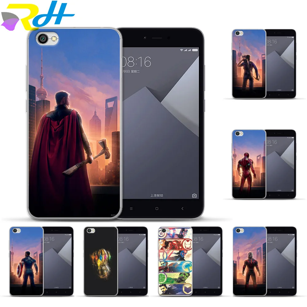 Для xiaomi A2 Coque Etui силиконовый мягкий чехол модные Мстители: для mi 5X6 8 Lite