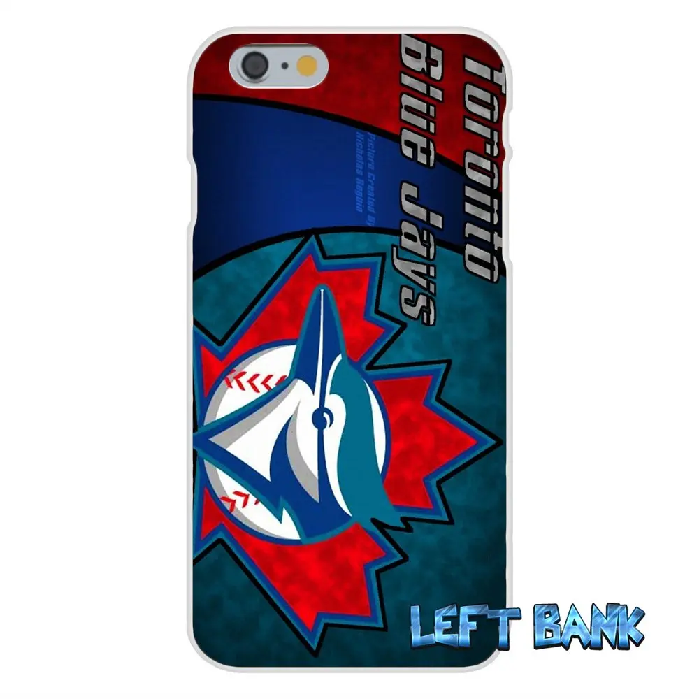 Toronto Blue Jays логотип мягкий Силиконовый ТПУ Прозрачный чехол для iPhone 4 4S 5 5S 5C SE 6 6S 7 Plus