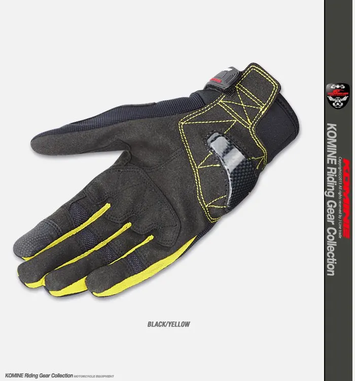 2019 summer new KOMINE GK162 3D mesh TECHNOLOGY riding glove motorcycle/motorbike/Moto racing gloves have colors size M L XL | Автомобили