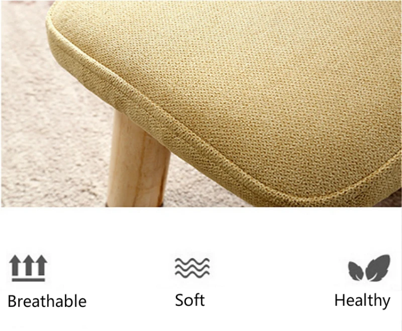 Скамейка для смены обуви из массива дерева домашняя гостиная низкий стул