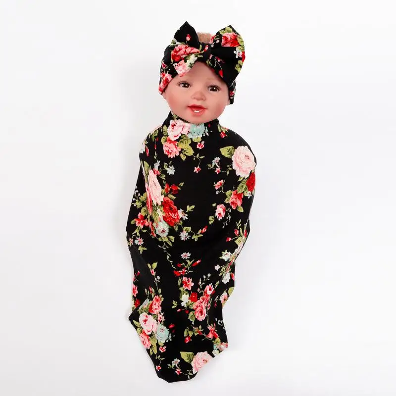 1 компл. лук узел оголовье и пеленать Одеяло набор отрыжка комплекты одежды для