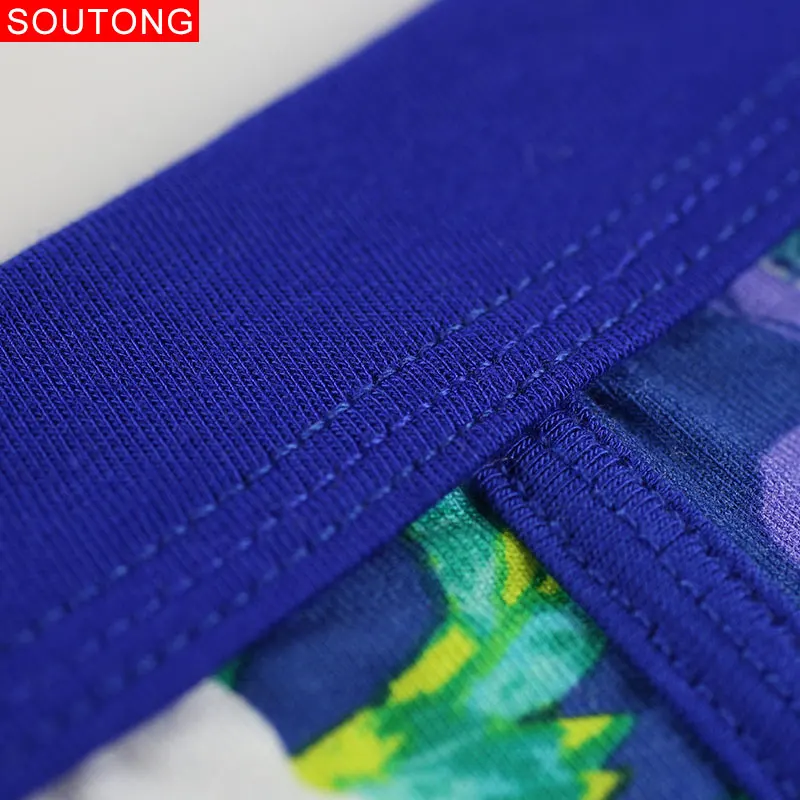 Трусы брифы Soutong мужские с принтом нижнее белье из модала пикантные трусы|mens briefs