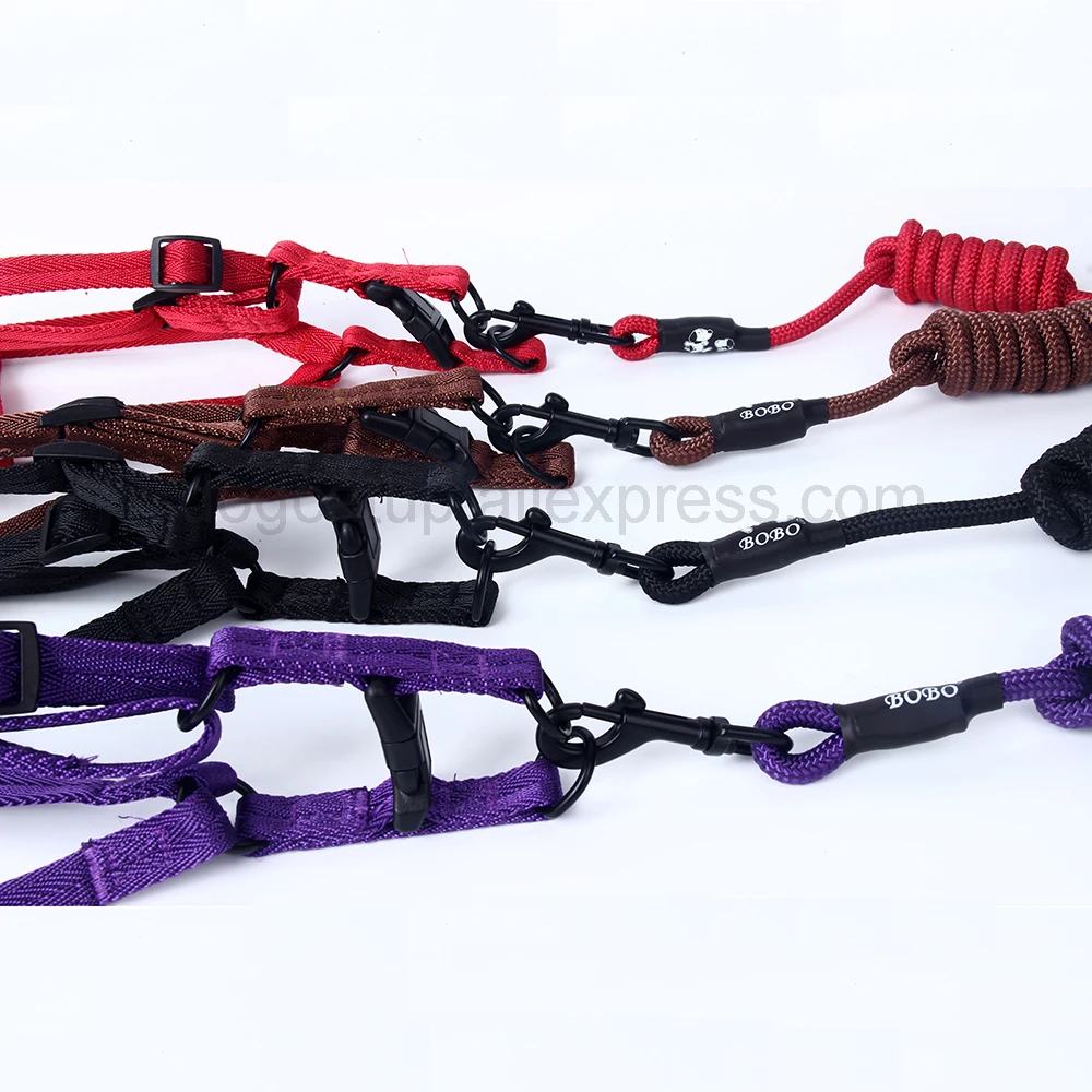 BOBO поводок для собак нагрудные ремни ступенчатый Сбруя Регулируемый жилет и