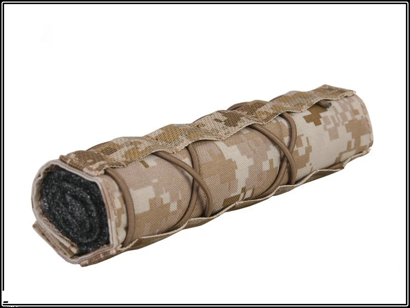AOR1 Тактический 22 см подавитель Mirage чехол EmersonGear Quick Release Airsoft аксессуар регулируемая крышка с ударным ремешком MC черный CB - Цвет: AOR1