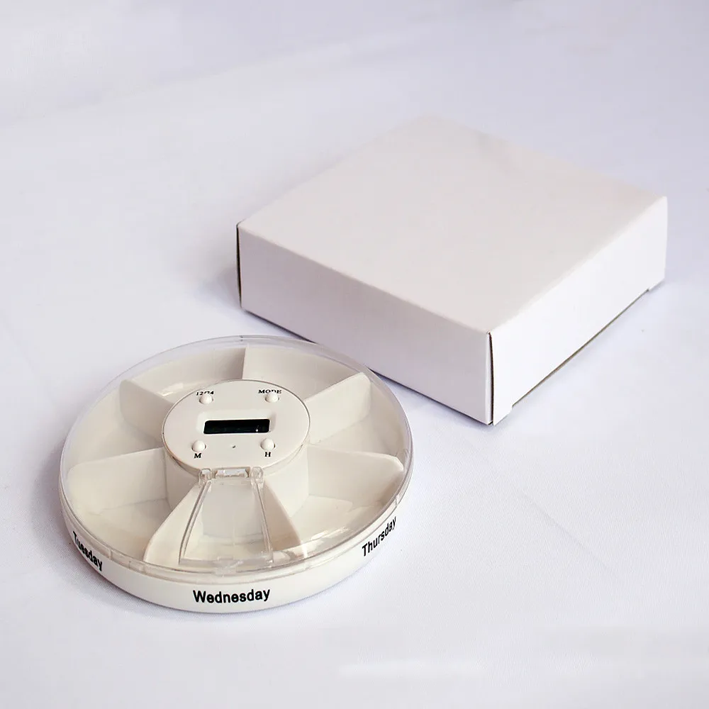 Мини чехол для хранения таблеток 7 дней напоминания медицинская коробка 5