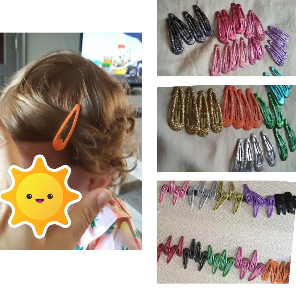 40 шт. блестящие заколки для волос аксессуары девочек модные головные уборы