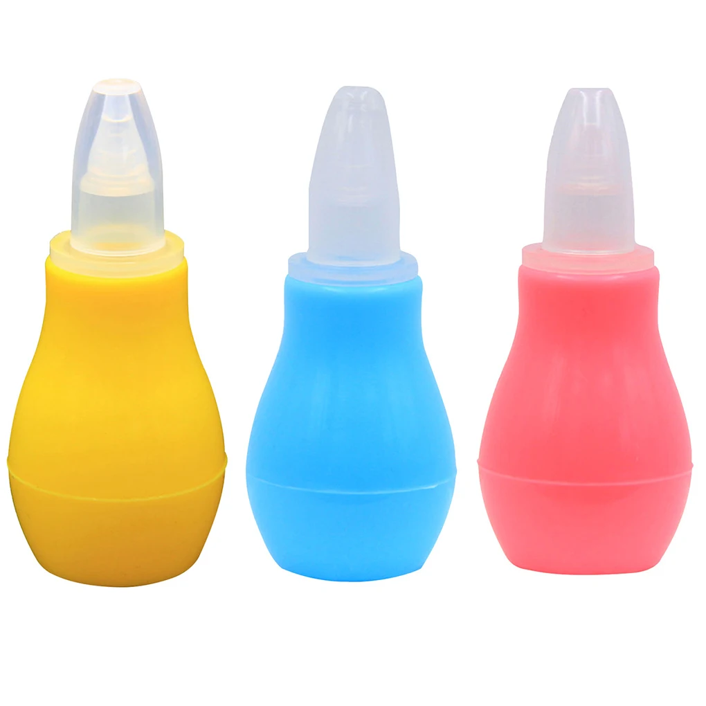 1PC/2PC/5PCS Newborn Baby Silicone Infant Nose Aspirator Safe Toddler Cleaner Snot Vacuum Sucker | Мать и ребенок