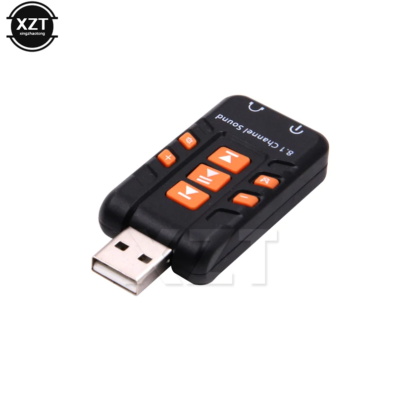 Внешняя звуковая карта USB в 3D аудио 8 1 канальный адаптер для Windows Vista/XP Win7 Win8 |
