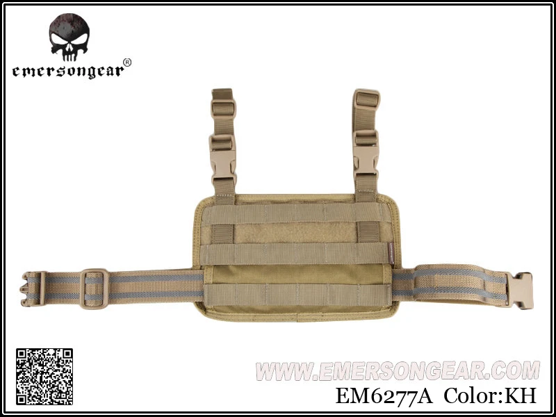 Emerson gear модульная Rife ножная панель аксессуар сумка Тактические Военные, милитари gear EM6277 Multicam Coyote коричневый AOR Черный Хаки