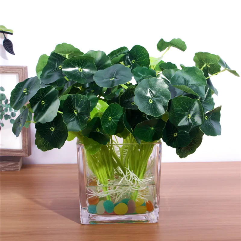 3 шт. искусственный настоящий сенсорный лист лотоса украшение для дома зеленые