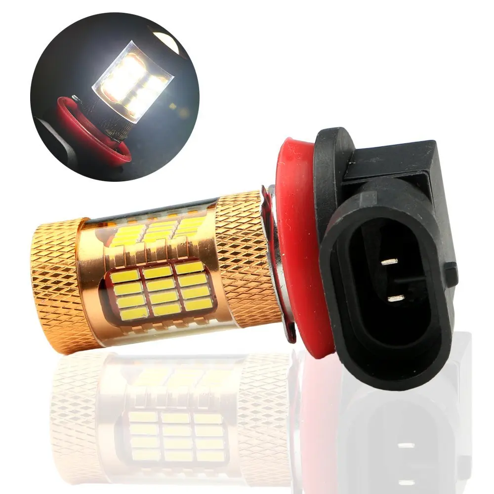 2 шт. в комплекте белая H11 4014 54SMD туман светильник светодиодный автомобиля замена