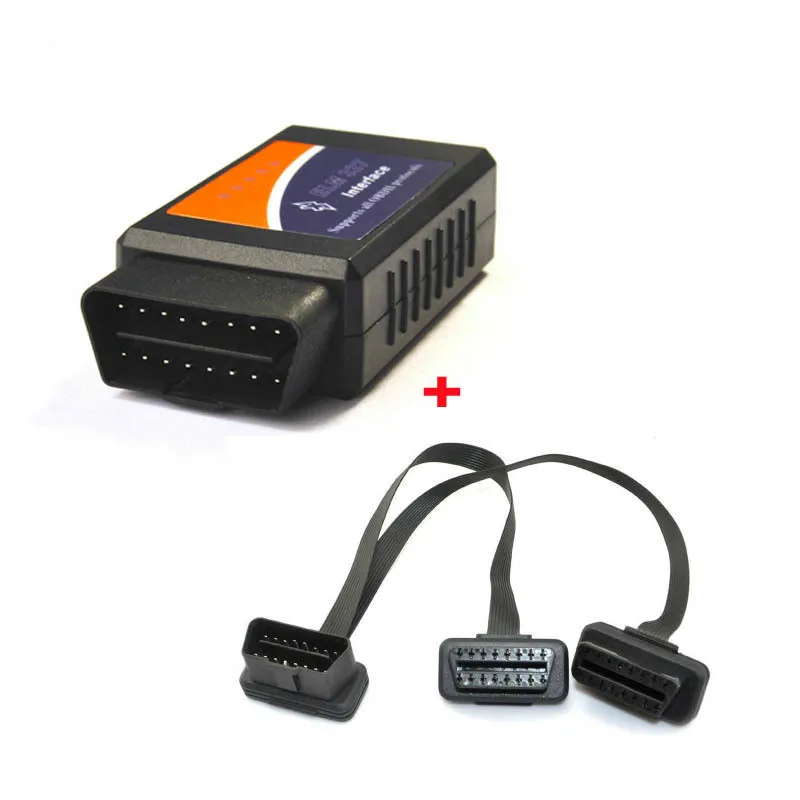 ELM327 Bluetooth Плюс OBD2 адаптер кабель экономия пакет V2.1 считыватель кодов и 16pin