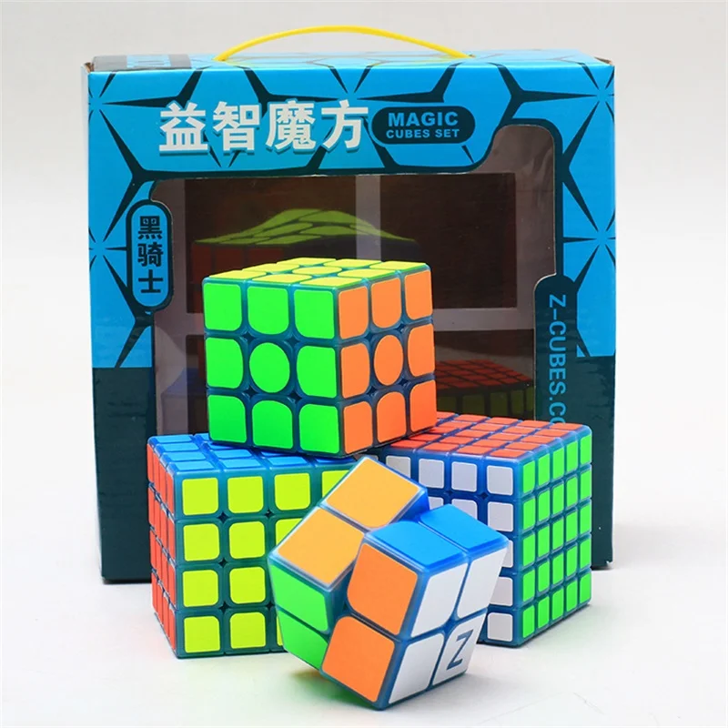 Z cube полный набор магический куб наклейка Скорость 3x3x3 4x4x4 волшебный магический волшебный куб Развивающие игрушки-головоломки для детей и взрослых