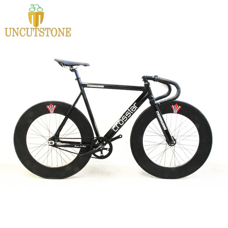 Фиксированная Шестерня велосипеда Fixie рама 53 см 55 см 58 см DIY 700C алюминиевый сплав велосипед трек велосипед 70 мм сплав колеса велосипед
