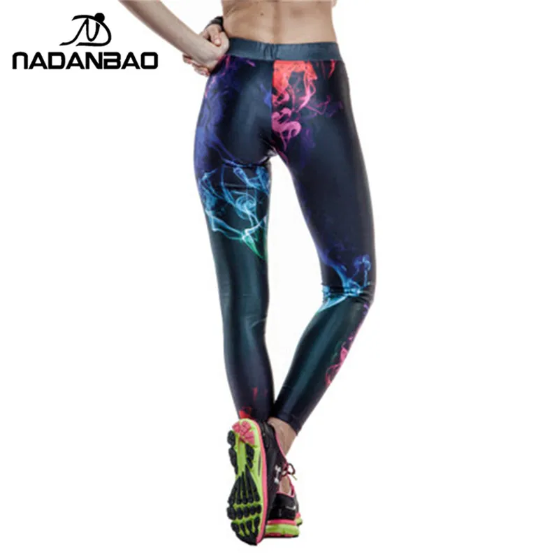 NADANBAO горячая Распродажа женские Леггинсы Женщины Печатные для фитнеса Мода