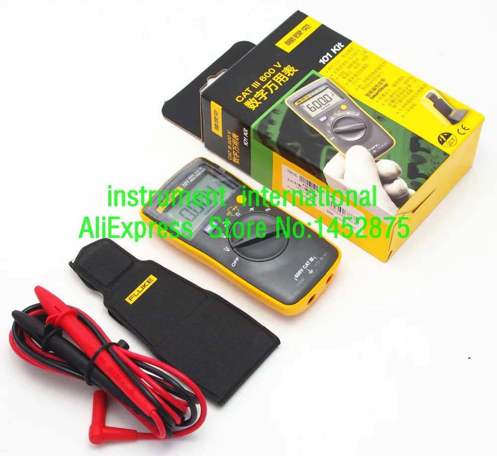 Мягкий чехол с пальмовым цифровым мультиметром FLUKE 101 Kit + KCH12 мягкий магнитным