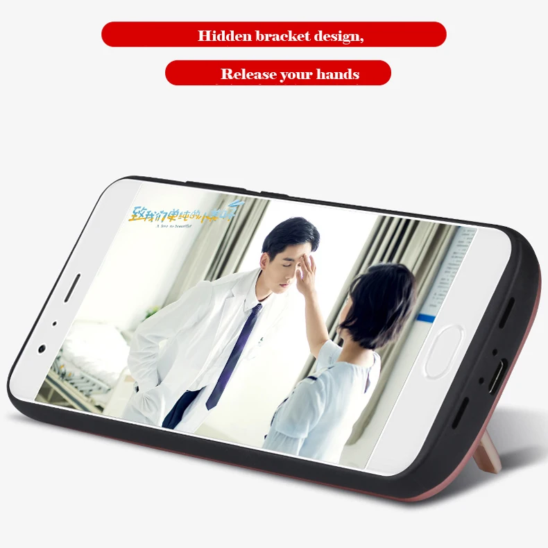 Чехол с аккумулятором 6500 мАч для Xiaomi Mi 6 резиновый чехол внешним зарядным