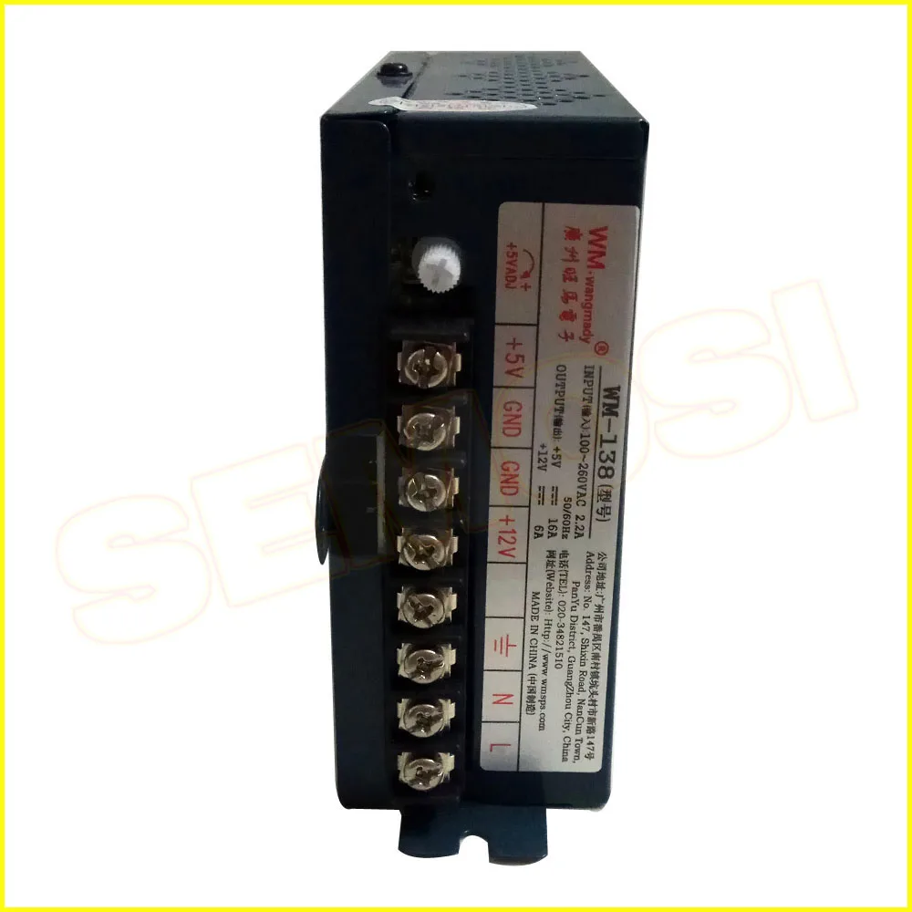Переключатель для игровых автоматов Питание 12V 6A/5В 16A Аркада Jamma Multicade 110/220V Power код