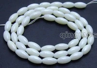 sale small 48mm white rice shape high quality natural coral beads strand 15 los606 wholesaleretail free ship