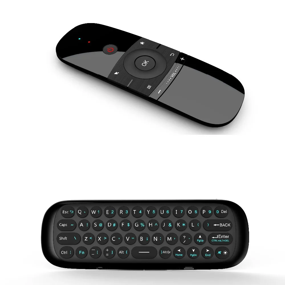 Новая Оригинальная беспроводная клавиатура W1 Fly Air Mouse 2 4G Rechargeble Mini пульт