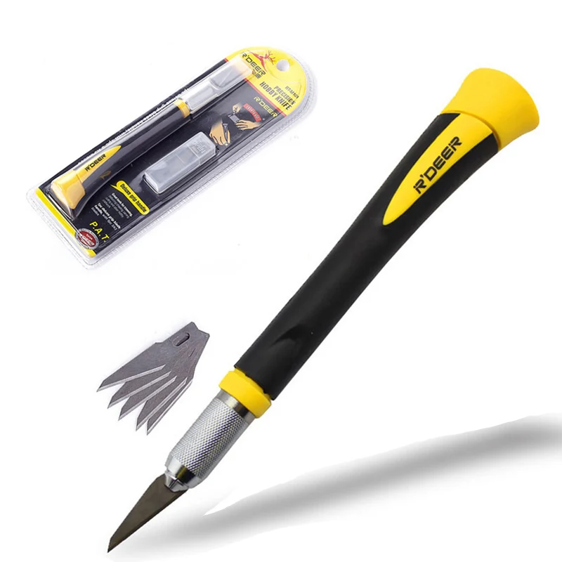 6 шт./лот набор инструментов для работы по дереву SK 5 сталь резьба хобби нож