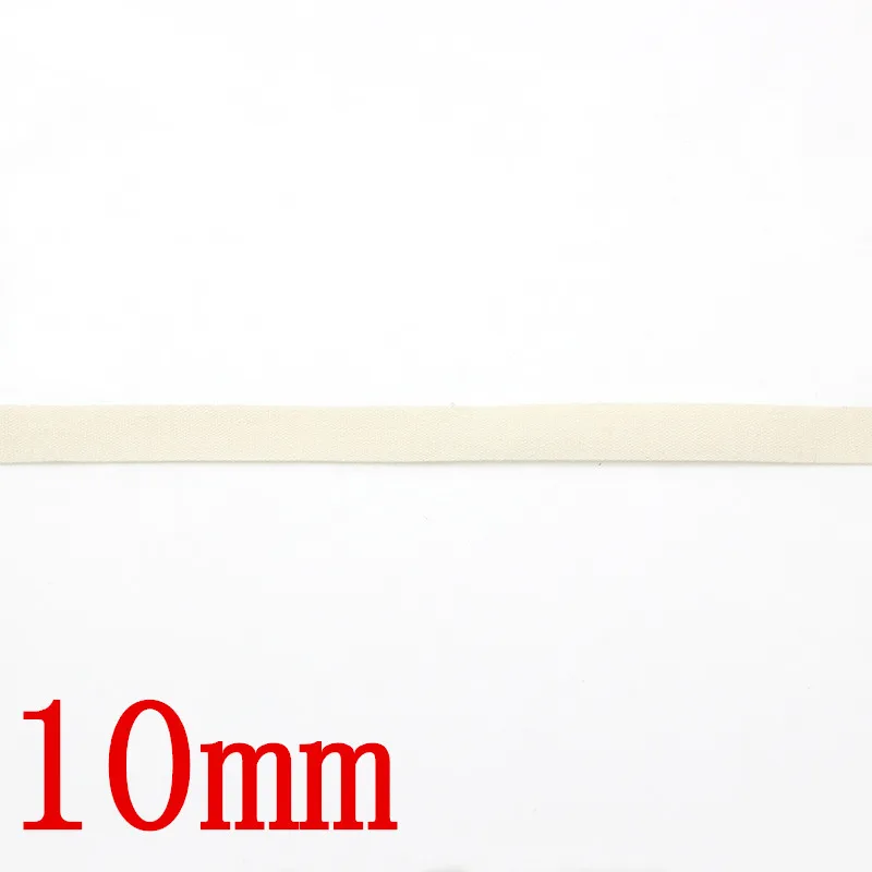 10mm 10yards Новые 10 мм 15 мм 20 мм 25 мм 30 мм 35 мм 40 мм пустые хлопковые ленты тесьма ленты DIY ремесло шитье и упаковка ткань тканевые ленты XM-46A - Цвет: 10mm 10yards