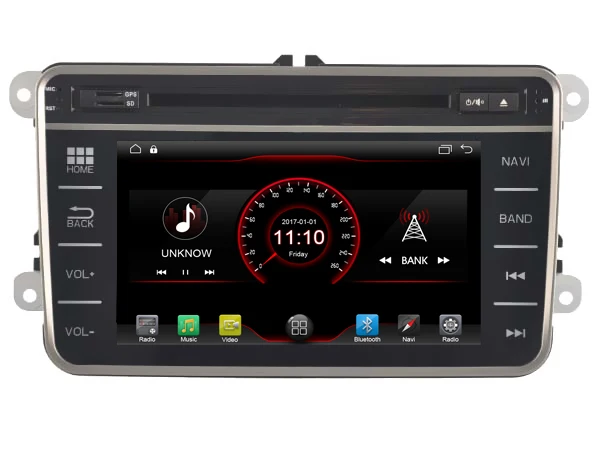Автомобильный DVD-плеер WITSON на платформе Android 11 с радио и Навигатором для VOLKSWAGEN 16 ГБ