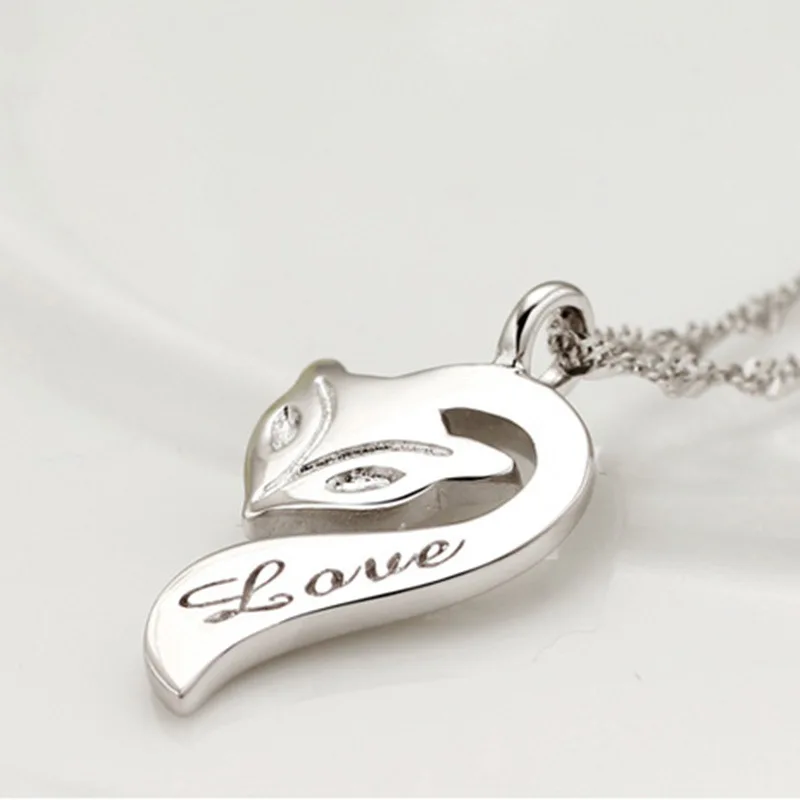 Женские корейские подвески из стерлингового серебра 925 пробы с коротким абзацем