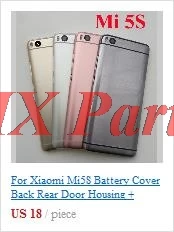 Для Xiaomi Redmi 4 Prime Pro Redmi 4 задняя крышка батарейного отсека, чехол на дверь, чехол на заднюю батарейку, запасные части