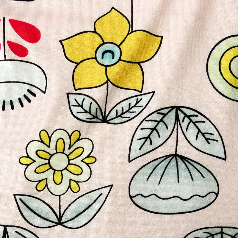 2 шт. детское длинное платье с цветочным принтом|Мусульманская одежда| |