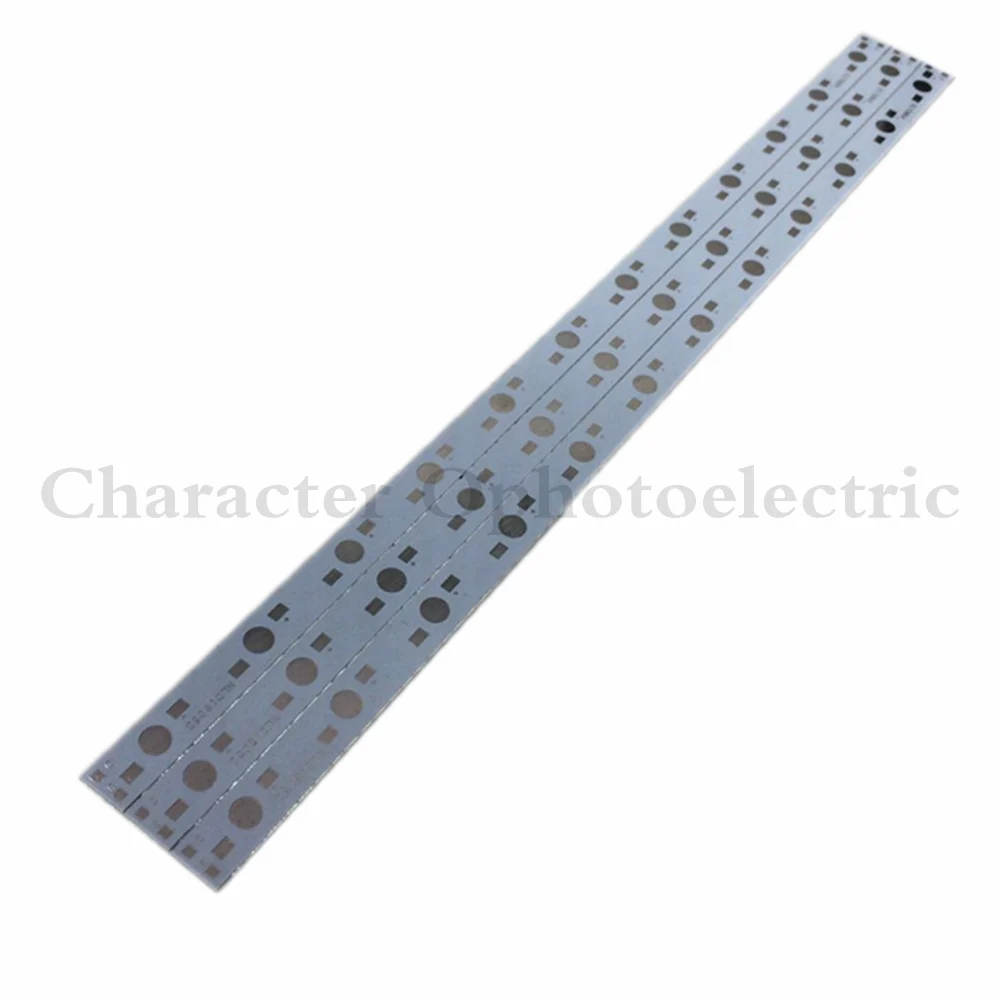 10pcs 30CM x 1CM Aluminium PCB Circuit Board for 12 x 1w,3w,5w LED in Series 10pcs 20 20mm 2m round led channel cable hidden with pendant rope led aluminium profile for 12mm pcb board