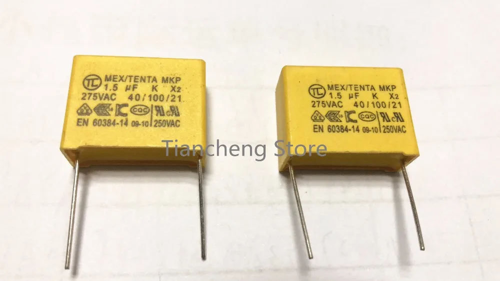 Защита от помех фирмы Kay X2 1 5 мкФ 275VAC ноги 22 5|275v x2| |